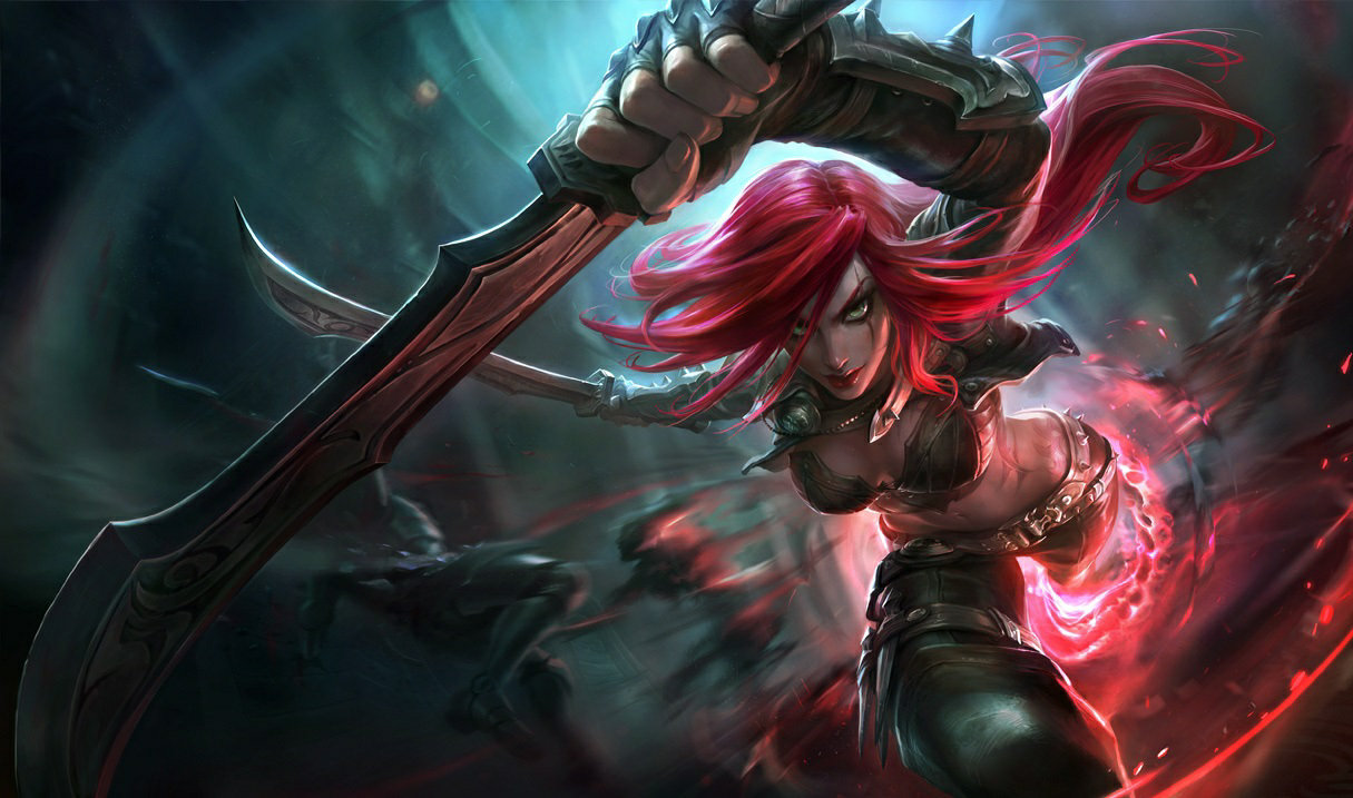 League of Legends Katarina champion splash art