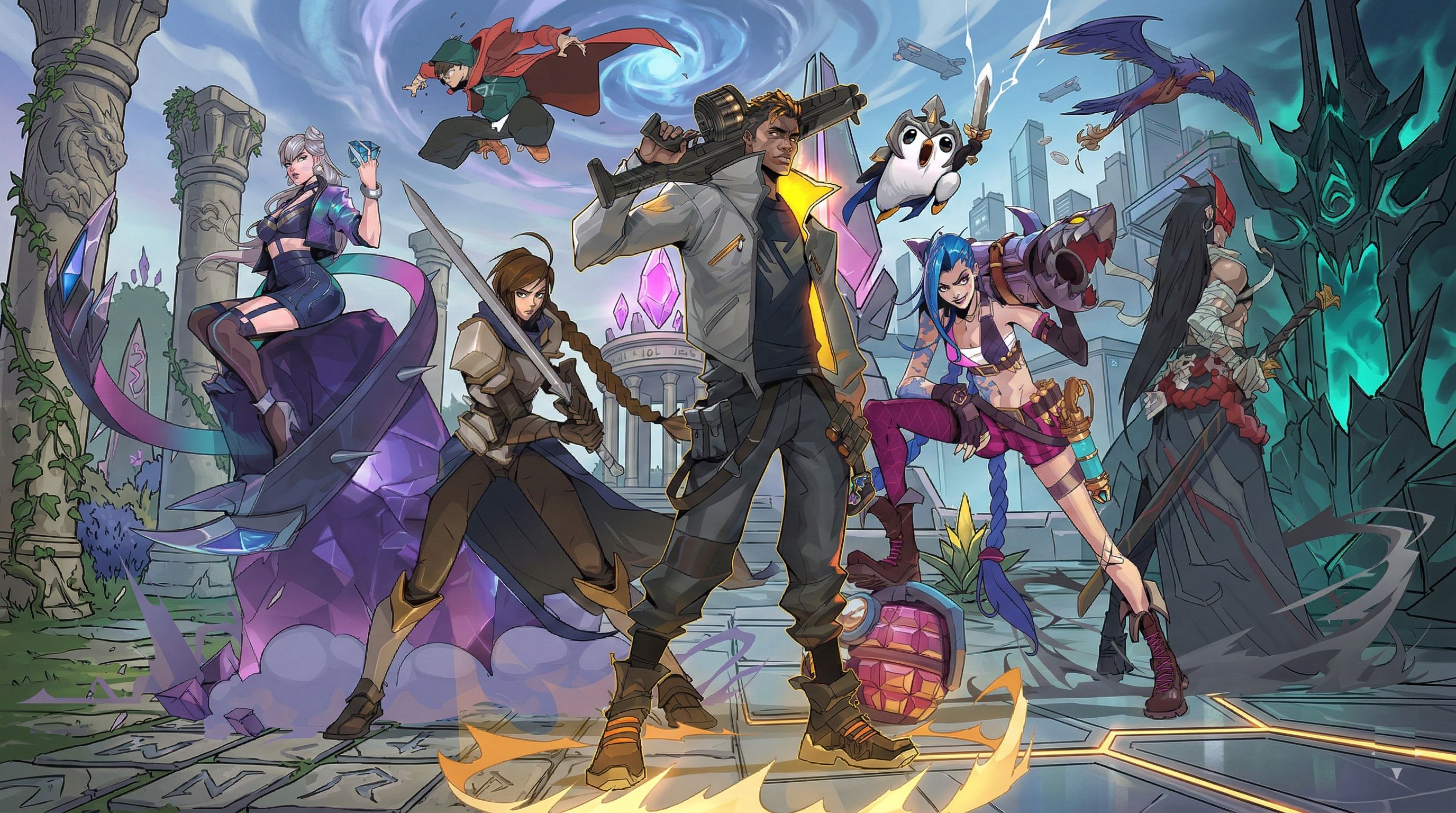 Valorant and League of Legends characters